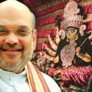 পুজো উদ্বোধন মঞ্চ থেকে ‘সোনার বাংলা’ গড়ার ডাক দিলেন কেন্দ্রীয় স্বরাষ্ট্রমন্ত্রী অমিত শাহ