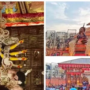 অঙ্কিতা-শোভন-অন্বেষার সুরের মূর্ছনা! দুর্গাপুরের চতুরঙ্গ পুজোর থিমে কেন বাংলার হস্তশিল্পের এত বড় মেলবন্ধন?