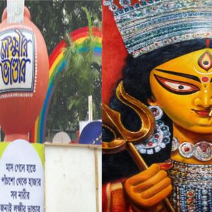 সরকারি অনুদানেই মায়ের আরাধনা! ৭০ জন মহিলা ও ৩০ জন প্রবীণের সম্মিলিত উদ্যোগে জমজমাট সুন্দরবনের পুজো