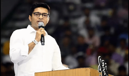 ‘দিল্লিতে ট্রেলার দেখিয়েছি, এবার পুরো সিনেমা দেখাব’! ২০২৬ নির্বাচন নিয়ে চ্যালেঞ্জ ছুঁড়ে BJP-কে হুঁশিয়ারি অভিষেকের ‘দিল্লিতে ট্রেলার দেখিয়েছি, এবার পুরো সিনেমা দেখাব’! ২০২৬ নির্বাচন নিয়ে চ্যালেঞ্জ ছুঁড়ে BJP-কে হুঁশিয়ারি অভিষেকের