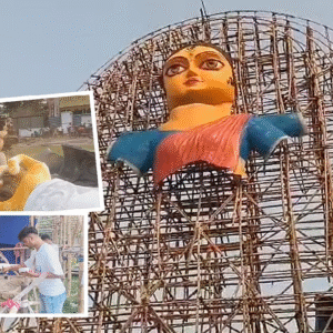 ১৪ ফুটের প্রতিমা, বাজেট ৬ লাখ! পুরুলিয়ার ‘বিগ বাজেট’ জগদ্ধাত্রী পুজোয় তাক লাগাচ্ছে আদ্রার প্রগতি ক্লাব ১৪ ফুটের প্রতিমা, বাজেট ৬ লাখ! পুরুলিয়ার ‘বিগ বাজেট’ জগদ্ধাত্রী পুজোয় তাক লাগাচ্ছে আদ্রার প্রগতি ক্লাব