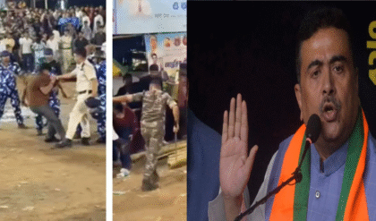 ‘পুলিশি জুলুম!’ কৃষ্ণনগরে জগদ্ধাত্রী নিরঞ্জনে লাঠিপেটা, ভিডিও ভাইরাল করলেন শুভেন্দু অধিকারী