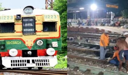 দুমড়ে মুচড়ে বেশ কিছুটা দূর টেনে নিয়ে গেল ট্রেন! বড় দুর্ঘটনার হাত থেকে বাঁচল যাত্রীরা, পলাতক ইঞ্জিন ভ্যান চালক