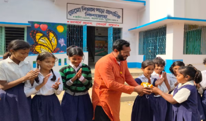 খবরের জেরে নড়েচড়ে বসল প্রশাসন! ১৫ দিনের অচলাবস্থা কাটিয়ে স্কুলে ফিরল মিড-ডে-মিল, নতুন প্রধান শিক্ষককে বরণ পড়ুয়াদের