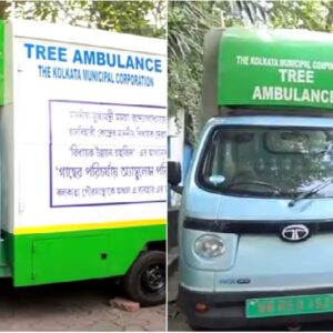 “গাছের চিকিৎসার জন্য রাস্তায় নামল ‘ট্রি অ্যাম্বুলেন্স’! ১২ লক্ষ টাকা খরচ করে অভিনব উদ্যোগ
