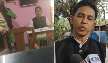 স্কুলের অফিস রুমে বসেই প্রধান শিক্ষককে চরম হুমকি! শাসকনেতার VIRAL ভিডিয়ো ঘিরে দেগঙ্গায় শোরগোল