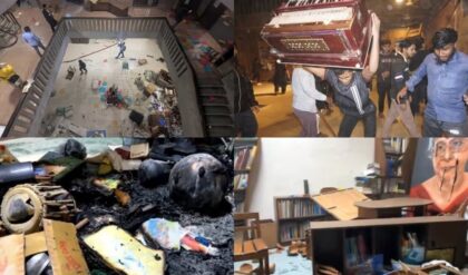 “এখানে ভারতীয় সংস্কৃতির জায়গা নেই!”-ছায়ানটে আগুন, বাদ্যযন্ত্র ধ্বংস করল উন্মত্ত জনতা