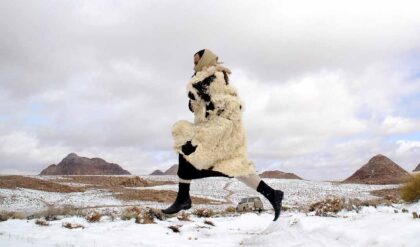 মরুভূমি ঢেকে গেল বরফে, ভয়াবহ বরফ পড়লো সৌদিতে, জেনেনিন কীসের সঙ্কেত?