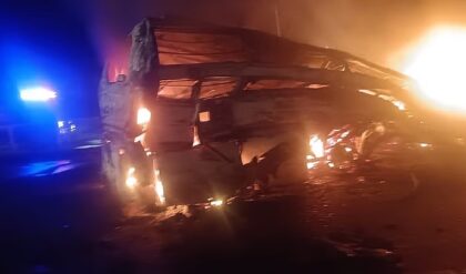 ঘুমের ঘোরেই সব শেষ! লরির ধাক্কায় ভস্মীভূত যাত্রীবাহী বাস, প্রধানমন্ত্রীর শোকপ্রকাশ