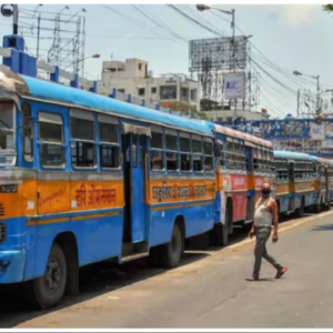 বাগবাজার-গল্ফগ্রিন রুটে (২৪০) বাস বন্ধ, ৭০ লক্ষ টাকার লেট ফাইন কমিশন নিয়ে মালিক-চালক সংঘাত