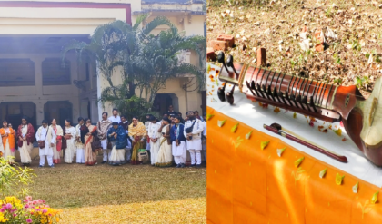 ‘সকল গানের ভাণ্ডারী’র প্রত্যাবর্তন! বিশ্বভারতীতে ব্রাত্য দীনেন্দ্রনাথকে বিশেষ সম্মান, প্রকাশ্যে এল তাঁর ঐতিহাসিক এসরাজ