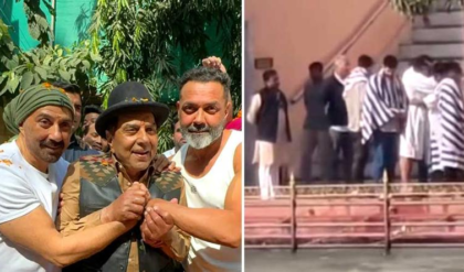 অস্থি বিসর্জন সম্পন্ন, হরিদ্বারে সপরিবারে প্রয়াত অভিনেতা ধর্মেন্দ্রকে শেষ বিদায় জানালেন দেওল পরিবার