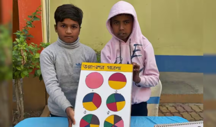 বিজ্ঞানের ভিড়ে গণিতের চমক! সুদপুর উচ্চ বিদ্যালয়ে অভিনব মেলায় খুদেদের হাতেখড়ি