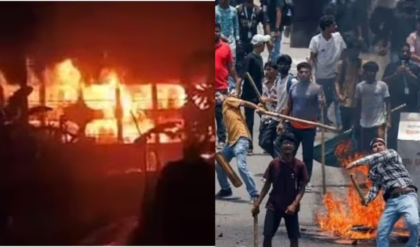 বাংলাদেশে চরম অরাজকতা! ময়মনসিংহে হিন্দু যুবককে পুড়িয়ে মারার অভিযোগ, ভারতীয় হাই-কমিশনে হামলা