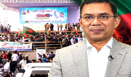 সিলেট হয়ে ঢাকা, ফিরলেন বিএনপির ‘রাজপুত্র’; তারেককে ঘিরে শাহজালালে আবেগঘন জনসমুদ্র