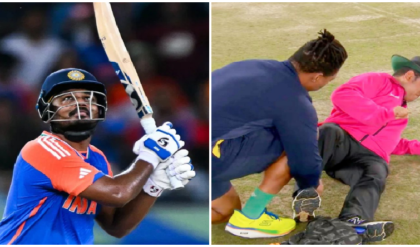 মাঠেই লুটিয়ে পড়লেন আম্পায়ার! সঞ্জু স্যামসনের বুলেট গতির শটে গুরুতর চোট, দক্ষিণ আফ্রিকায় তুলকালাম