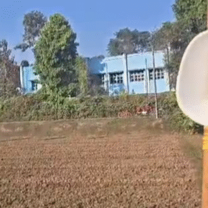 মুর্শিদাবাদের ‘ডিজিটাল চাষি’! গমের জমিতে মাইকে বাজছে ‘হ্যাট-হুস’, পাখি তাড়ানোর অভিনব কৌশলে তাক লাগালেন কৃষক