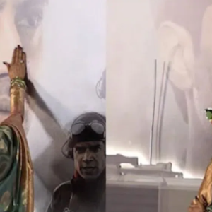 বিগ বি-র নাতিকে আশীর্বাদ রেখার! রেড কার্পেটে আবেগঘন মুহূর্ত, ছবি বদলে গেল ‘ইক্কিস’-এর আবহে