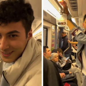 চলন্ত মেট্রোয় যাত্রীকে রেলিংয়ে হাতকড়া, চাবি নিয়ে পালাল কন্টেন্ট নির্মাতা! সোশ্যাল মিডিয়ায় চরম বিতর্ক