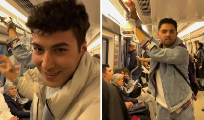 চলন্ত মেট্রোয় যাত্রীকে রেলিংয়ে হাতকড়া, চাবি নিয়ে পালাল কন্টেন্ট নির্মাতা! সোশ্যাল মিডিয়ায় চরম বিতর্ক