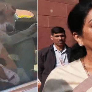 শীতকালীন অধিবেশনের শুরুতেই বিতর্ক! পোষ্য নিয়ে প্রবেশ কেন? রেণুকা চৌধুরীর কাণ্ডে নিরাপত্তা লঙ্ঘনের অভিযোগ তুলল বিজেপি!