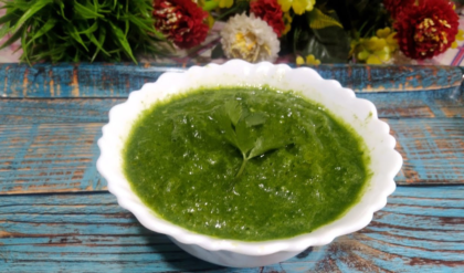 শীতের মরশুমে খাবারের স্বাদ বাড়াতে ঘরেই বানান রেস্তোরাঁর মতো ধনেপাতার চাটনি! রইল সহজ রেসিপি