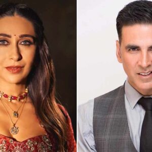 ৯০-এর নস্টালজিয়া! মঞ্চে প্রথম নায়িকাকে জাপটে ধরলেন অক্ষয়, করিশ্মাকে দেখে কাঁদলেন খিলাড়ি?