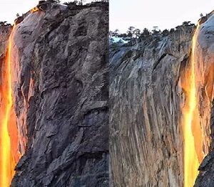 ফেব্রুয়ারিতে ঝরনা দিয়ে বইছে কমলা লাভা! প্রকৃতির এ কোন জাদুকরী রূপ দেখছে বিশ্ব?