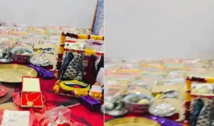 আলিগড় হাইওয়েতে জমি, ১১ লক্ষ নগদ আর সোনার চেন! খুদের প্রথম জন্মদিনে এ কী এলাহি কাণ্ড?