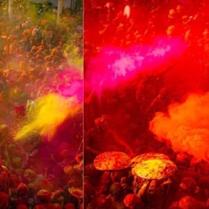 বসন্ত পঞ্চমী থেকে হোলি—৪০ দিনের উৎসব! রঙ আর ভক্তিতে ডুবল শ্রীকৃষ্ণের ব্রজভূমি