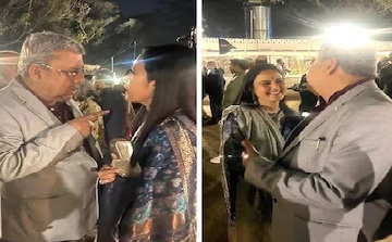 বিয়েবাড়িতে মহুয়া-কল্যাণ ম্যাজিক! সব তিক্ততা ভুলে এক ফ্রেমে দুই যুযুধান সাংসদ, তোলপাড় রাজনীতি