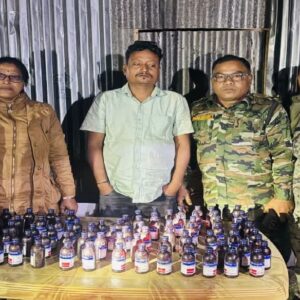 বিজেপি নেতা মিঠুন বর্মনের কীর্তি! দুপুরে ‘নিখোঁজ’ হয়ে রাতে ধরা পড়লেন ৭৯ বোতল কাফ সিরাপ-সহ