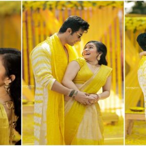 ভ্যালেন্টাইনস ডে-তেই ছাদনাতলায় রণজয়-শ্যামৌপ্তি! হলুদ শাড়ি আর শাঁখা-পলায় কনেকে দেখে ফিদা হবু বর