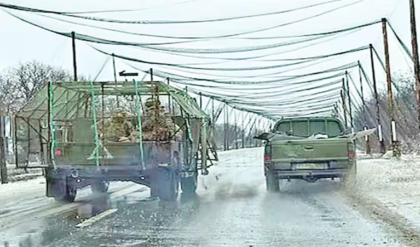 আকাশ থেকে ধেয়ে আসা যমদূতকে আটকাতে এবার স্পেশাল জাল! ইউক্রেনীয় সেনার নতুন মাস্টারস্ট্রোক