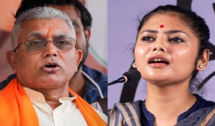 ‘নিজের বউকে সামলান!’—দিলীপের মুখে ‘ইউপি মডেল’, পালটা সায়নীর খোঁচা