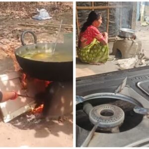 গ্যাসের অভাবে ধুঁকছে ‘মা’ ক্যান্টিন! মেনু ছোট করে কাঠের উনুনেই চলছে রান্না