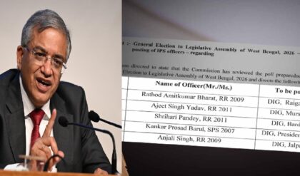 “নির্বাচন কমিশনের ‘মেগা স্ট্রাইক’!”-৫ রেঞ্জের DIG বদল, ভোটের মুখে কার্যত ‘তছনছ’ রাজ্য পুলিশ