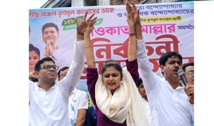 ‘ভাঙড়ে আইএসএফ কোনো ফ্যাক্টরই নয়’! শওকতের হয়ে প্রচারে গিয়ে নওশাদকে ওড়ালেন সায়নী