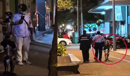 পিছু নিচ্ছে যান্ত্রিক দানব! মাঝরাস্তায় ৪ ফুটের রোবট দেখে ভয়ে হাসপাতালে মহিলা