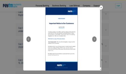 “Paytm-এর কফিনে শেষ পেরেক!”-জেনেনিন কেন লাইসেন্স কাড়ল RBI?