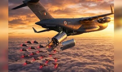 আকাশে ভারত-তৈরি ‘স্মার্ট’ হামলা! জিপিএস ছাড়াই লক্ষ্যভেদে সক্ষম নতুন ড্রোন, সি-১৭ গ্লোবমাস্টার এখন রণতরী? আকাশে ভারত-তৈরি ‘স্মার্ট’ হামলা! জিপিএস ছাড়াই লক্ষ্যভেদে সক্ষম নতুন ড্রোন, সি-১৭ গ্লোবমাস্টার এখন রণতরী?