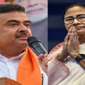 মমতা বনাম শুভেন্দু: ২০২৬-এর মহাযুদ্ধে হারলে কি তবে নবান্ন হাতছাড়া? নতুন সমীকরণে তোলপাড় বাংলা মমতা বনাম শুভেন্দু: ২০২৬-এর মহাযুদ্ধে হারলে কি তবে নবান্ন হাতছাড়া? নতুন সমীকরণে তোলপাড় বাংলা