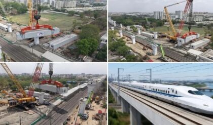 রেলপথের ইতিহাসে প্রথমবার! ২২০০ টনের অতিমানবীয় ক্রেন নামল ট্র্যাকে, সাড়ে তিন ঘণ্টায় যা ঘটল তা অবিশ্বাস্য!