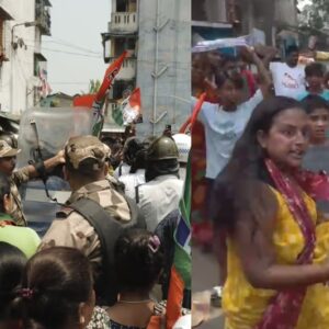 “BJP প্রার্থীকে ঘিরে চরম অশান্তি!”-মহিলা বাহিনীর রণংদেহি মূর্তি; কড়া চ্যালেঞ্জের মুখে পুলিশ