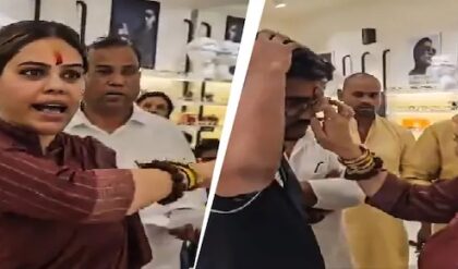 তিলক-কালাওয়ায় কেন বাধা? লেন্সকার্টের ওপর চড়াও নাজিয়া এলাহি খান, বয়কটের ডাক নেটপাড়ায়