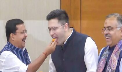 রাঘব-ভাজ্জি-সন্দীপ এখন ‘পদ্ম’ শিবিরে! নীতিন গড়করির হাতে লাড্ডু খেয়ে আপ-কে দিলেন বড় ঝটকা!