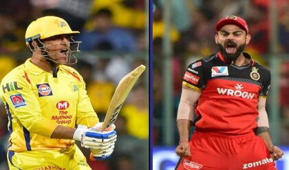 চিন্নাস্বামীতে হাই-ভোল্টেজ লড়াই! কোহলি বনাম ধোনি; হারের হ্যাটট্রিক রুখতে পারবে সিএসকে? চিন্নাস্বামীতে হাই-ভোল্টেজ লড়াই! কোহলি বনাম ধোনি; হারের হ্যাটট্রিক রুখতে পারবে সিএসকে?