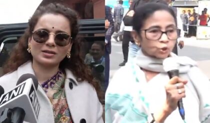 কলকাতায় পা রেখেই মমতাকে তোপ! বঙ্গ নির্বাচন নিয়ে কঙ্গনার কোন মন্তব্যে তোলপাড় রাজনীতি?