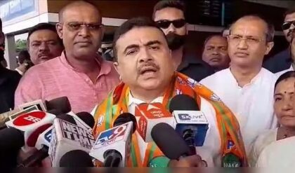 “বাংলায় পরিবর্তন আনুন”-শান্তিকুঞ্জ থেকে বেরিয়েই নন্দীগ্রামে পরিবর্তনের হুঙ্কার শুভেন্দুর