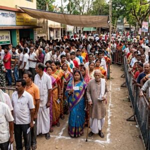 “যেখানে নাম বাদ বেশি, সেখানেই বুথমুখী মানুষ!”-মুর্শিদাবাদের ৯৬% ভোটদান কি কোনো বড় সংকেত?